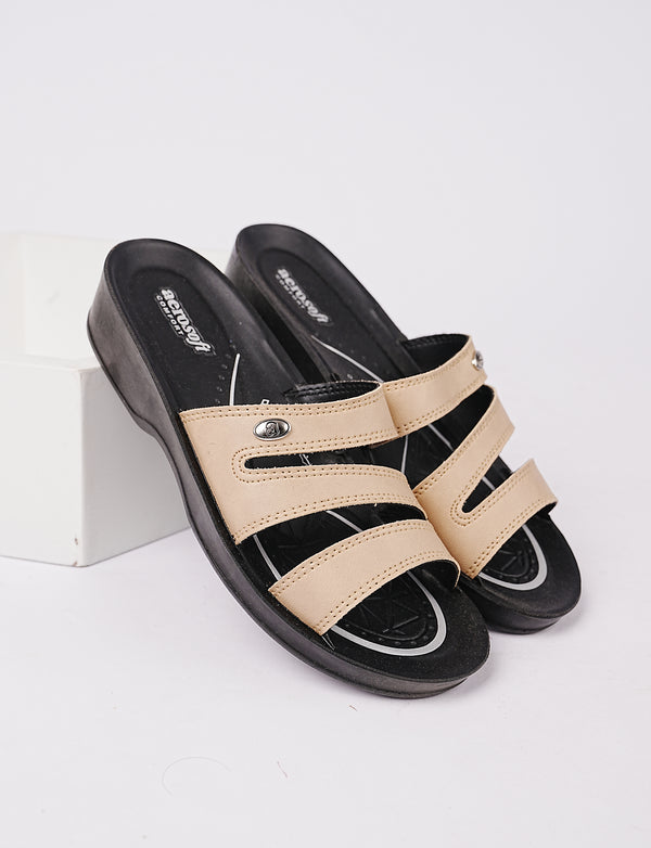 Women Slipper LA-2899-CREAM