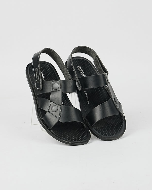 MEN SLIPPER P-4005- BLACK